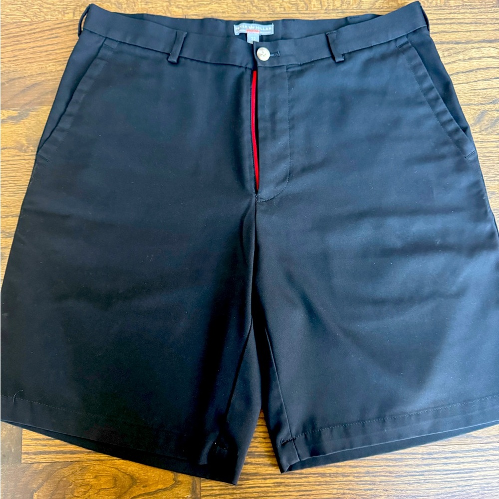 Peter Millar performance wicking golf shorts - Size 32 - 9” inseam